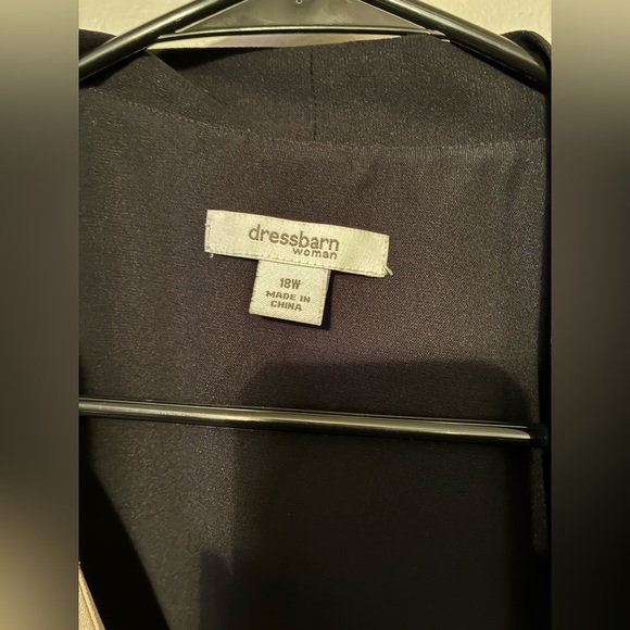 Dressbarn Open-Front Kimono Cardigan w/ Attached Tank - Picture 3 of 7